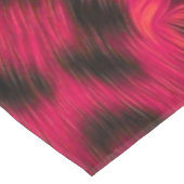 Hot Pink Leopard Print Faux  テーブルクロス (アングル)
