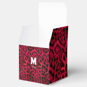 Hot Pink Leopard Print Faux  フェイバーボックス (オープン)