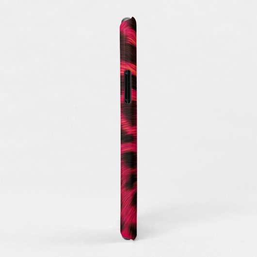 Hot Pink Leopard Print Faux  Case-Mate iPhoneケース (裏面/右)