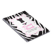 Hot Pink Lingerie Party ノートブック (右側)