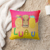 Hot Pink Luau クッション (ブランケット)