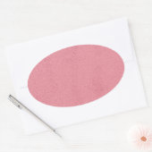 Hot Pink Mess 楕円形シール (封筒)