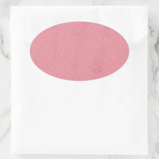 Hot Pink Mess 楕円形シール (バッグ)