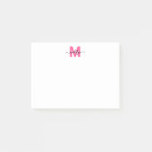 Hot Pink Monogram ポストイット (正面)