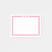 Hot Pink Monogram ポストイット (正面)