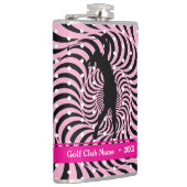 Hot Pink Opti-Dot "Birdie Juice" Bottle Flask フラスク (右)