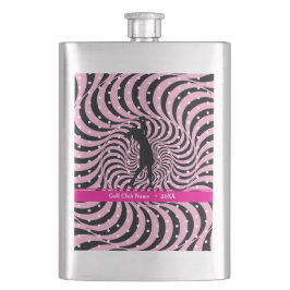 Hot Pink Opti-Dot "Birdie Juice" Bottle Flask フラスク