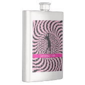Hot Pink Opti-Dot "Birdie Juice" Bottle Flask フラスク (右)