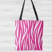Hot Pink Wavy Animal Print Tote トートバッグ
