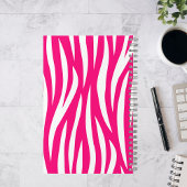 Hot Pink Wavy Animal Print Tote Sketch ノートブック