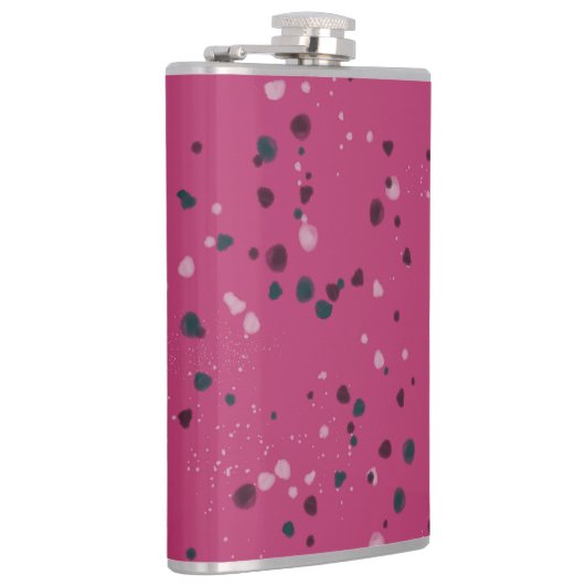 Hot Pink With Confetti フラスク (右)