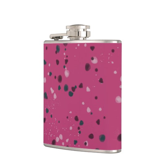 Hot Pink With Confetti フラスク (左)