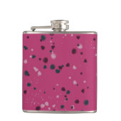 Hot Pink With Confetti フラスク (正面)