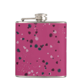 Hot Pink With Confetti フラスク