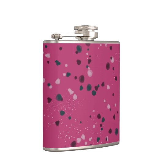 Hot Pink With Confetti フラスク (右)