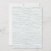 Hot Pink Yellow Watercolor Floral Bridal Shower 招待状 (裏面)