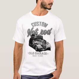 hot rod custom voiture old garage new york by hips tシャツ