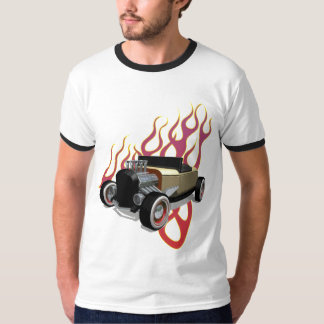 hot rod fire tシャツ