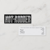 Hot-Rodder - Social Mediaパーソナルカード スキニー名刺 (正面/裏面)