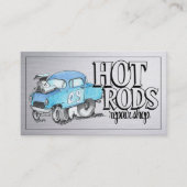 Hot Rodsビジネ車のスカード 名刺 (正面)
