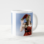 Hot "Santa's Helper" Coffee Cup ジャンボコーヒーマグカップ (正面右)