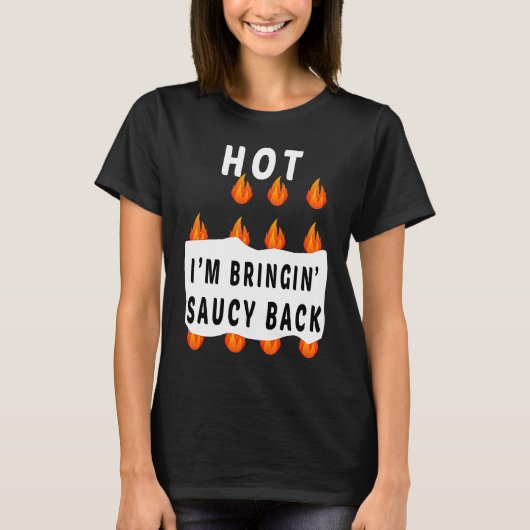 HOT SAUCES I'm Bringin' Saucy back Group Halloween Tシャツ (正面)