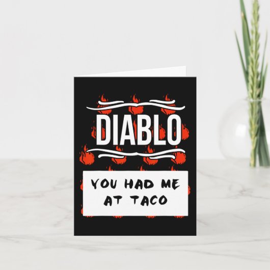 HOT SAUSES GROUP HALLOWEEN DIABLO SALE カード (正面)