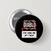 HOT SAUSES GROUP HALLOWEEN DIABLO SALE 缶バッジ (正面&裏面)