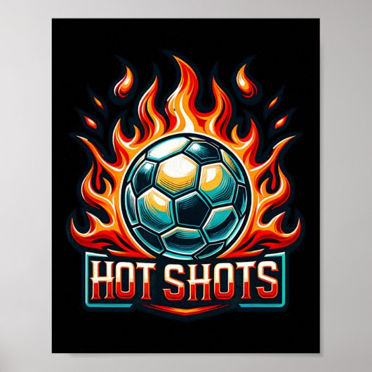 Hot Shots Soccer Team ポスター (正面)