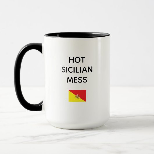 Hot Sicilian Mess マグカップ (左)