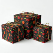 Hot & Spicy Chili Peppers Wrapping Paper ラッピングペーパー