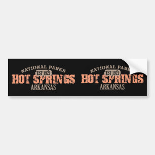 Hot Springsの国立公園 バンパーステッカー