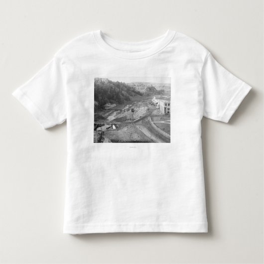 Hot SpringsのSDの写真の眺め トドラーTシャツ (正面)
