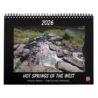 HOT SPRINGS OF THE WEST Calendar カレンダー