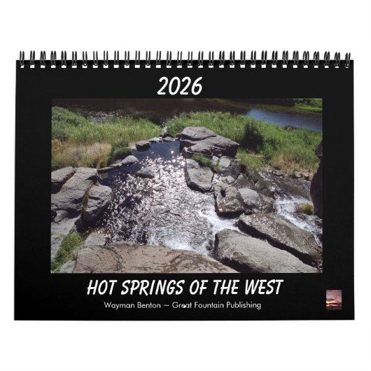 HOT SPRINGS OF THE WEST Calendar カレンダー (カバー)
