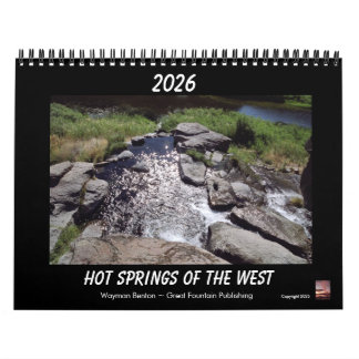 HOT SPRINGS OF THE WEST Calendar カレンダー