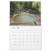 Hot Springs Of The West Calendar 2026 Calendar カレンダー (3月 2026)