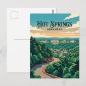 Hot Springs USA ポストカード (正面/裏面)