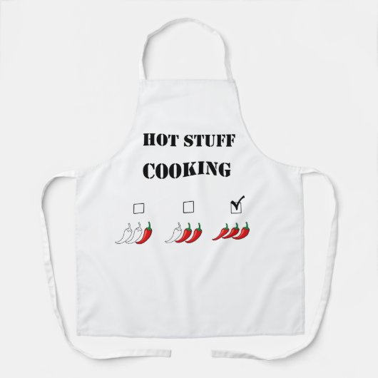 Hot stuff cooking エプロン (正面)