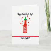 Hot Stuff Valentines Card カード (正面)