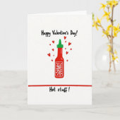 Hot Stuff Valentines Card カード (黄色い花)