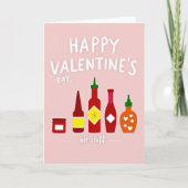 Hot Stuff Valentines Day Card カード (正面)