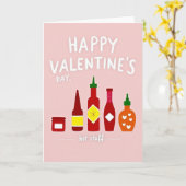 Hot Stuff Valentines Day Card カード (黄色い花)