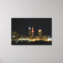 (Hot Tower Lights)クリーブランド、OH Canvas Print キャンバスプリント
