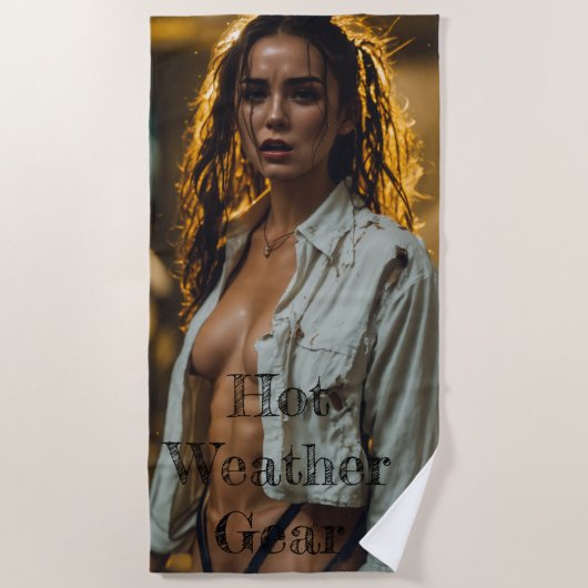 Hot Weather Gear Beach Towel ビーチタオル (正面)
