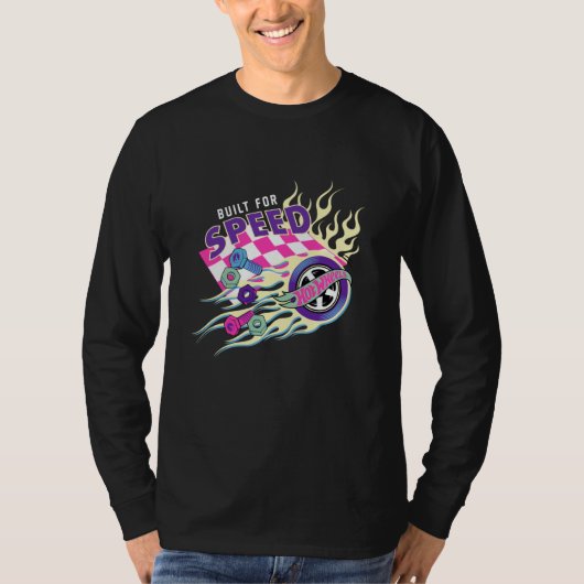 Hot Wheels - スピードのために作られた Tシャツ (正面)