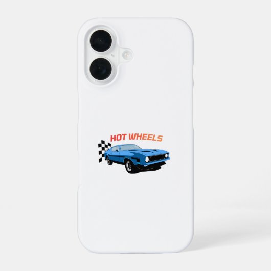 Hot Wheels - スピード、スタイル、パワー iPhone 16ケース (裏面)