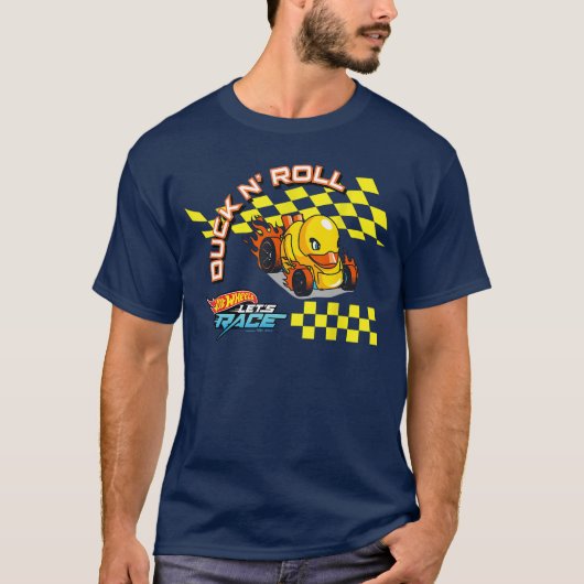 Hot Wheels Lets Race Duck N Roll Tシャツ (正面)