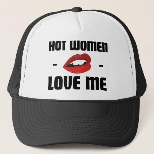 HOT WOMEN LOVE ME キャップ (正面)