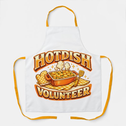 HOTDISH ボランティア エプロン (正面)